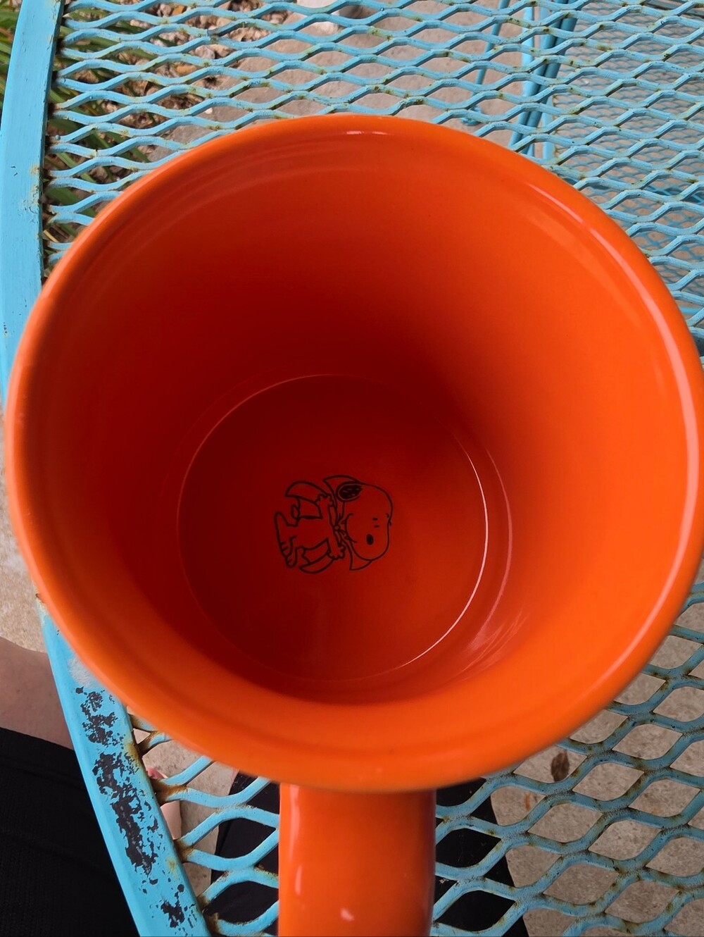 Large Peanuts Halloween Mug Snoopy Woodstock Ceramic by Gibson - Picture 6 of 7